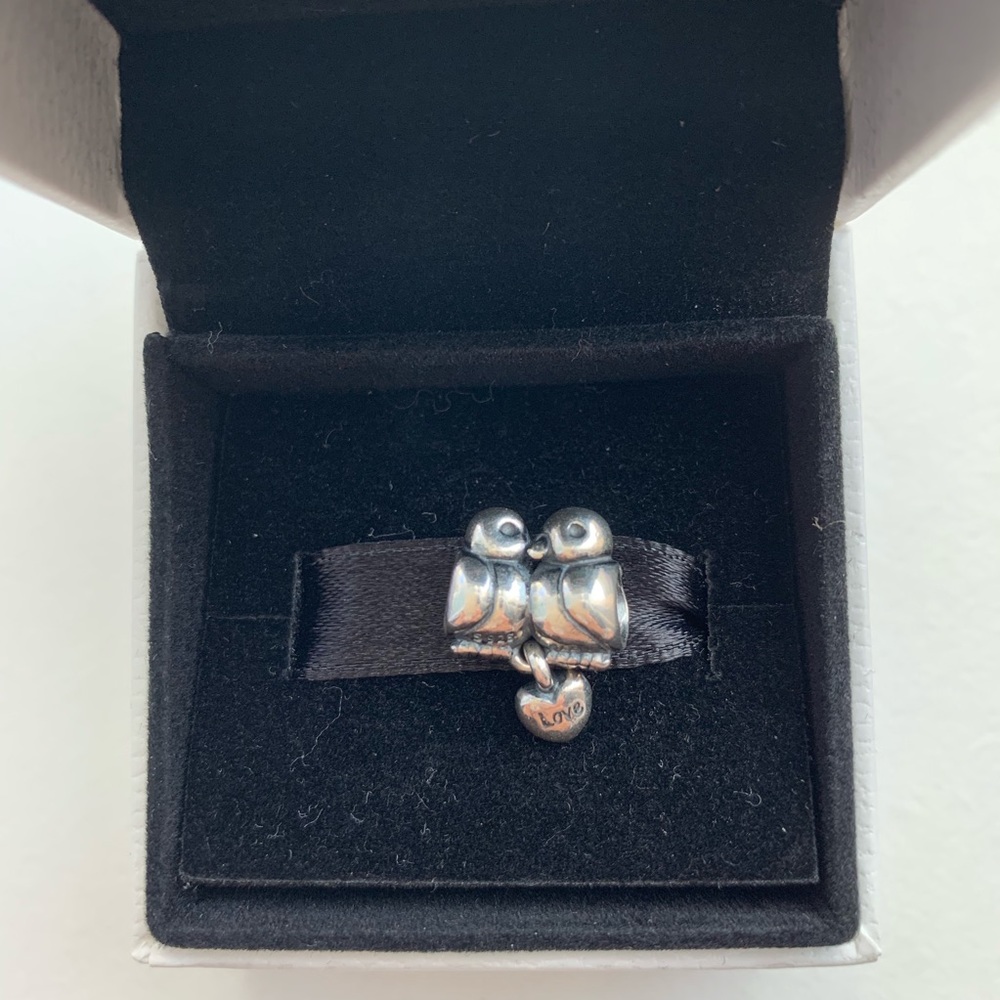Pandora love birds charm